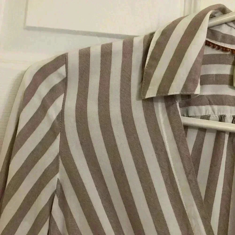 Anthropologie Maeve Striped Marianna Wrap Top XS - Picture 7 of 15